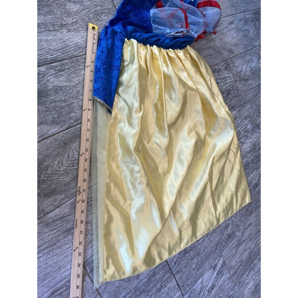 Disney Snow White Gown Princess size 8 girls Dress Halloween Costume ReAd Lights - Picture 13 of 14